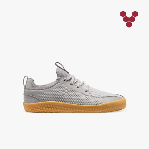 Vivobarefoot Primus Knit II Lasten Kengät Harmaat (FI-JC8V)